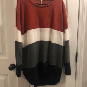 Colorblock sweater